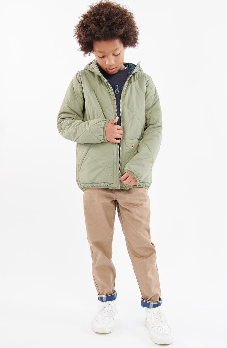 Barbour Kids' Quibb Quilted Jacket, Alternate, color,