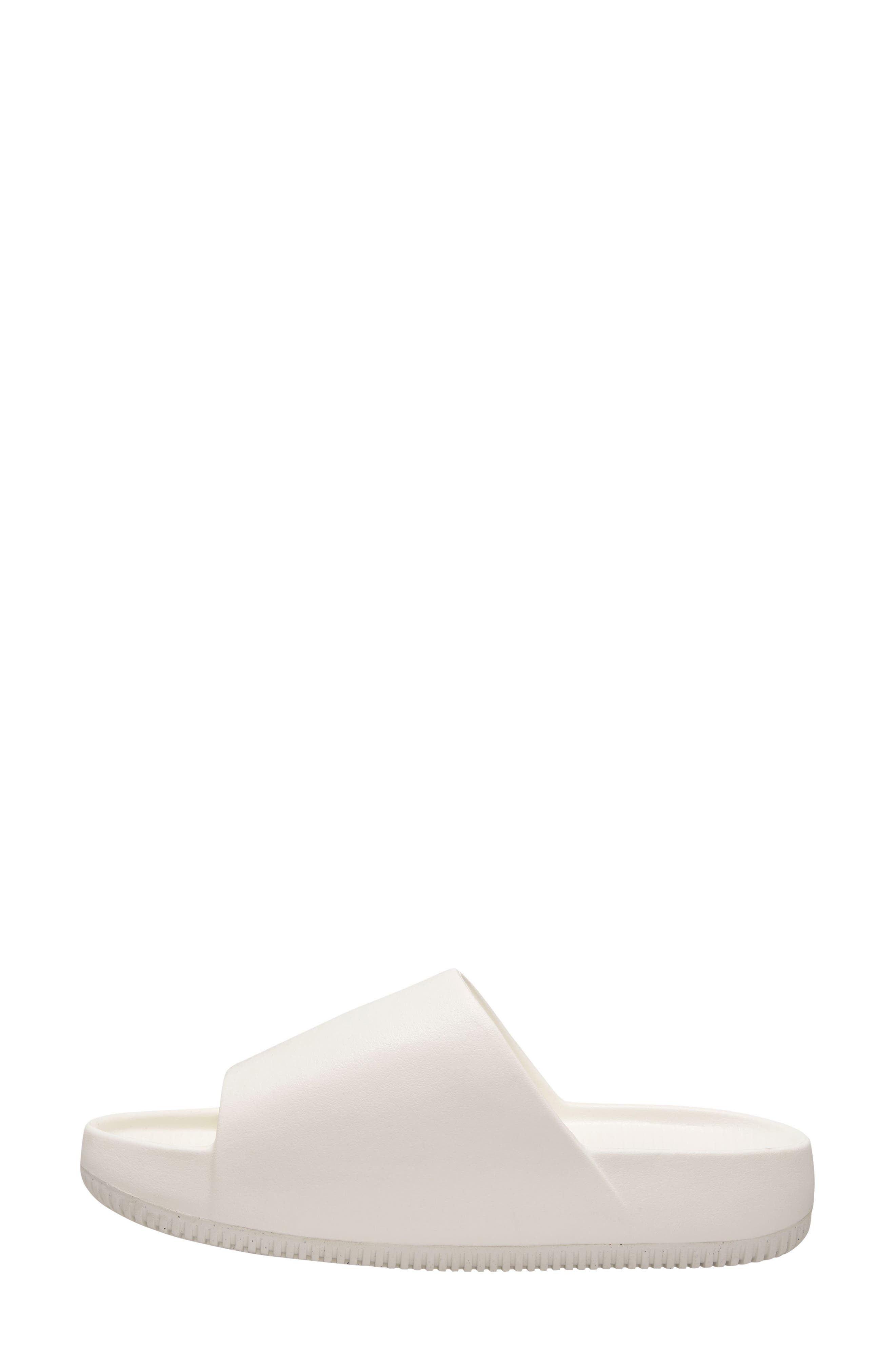 Nike Calm Slide Sandal, Alternate, color, 100 Sail/Sail