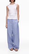 Bimba y Lola Striped Cotton Jogger Trousers