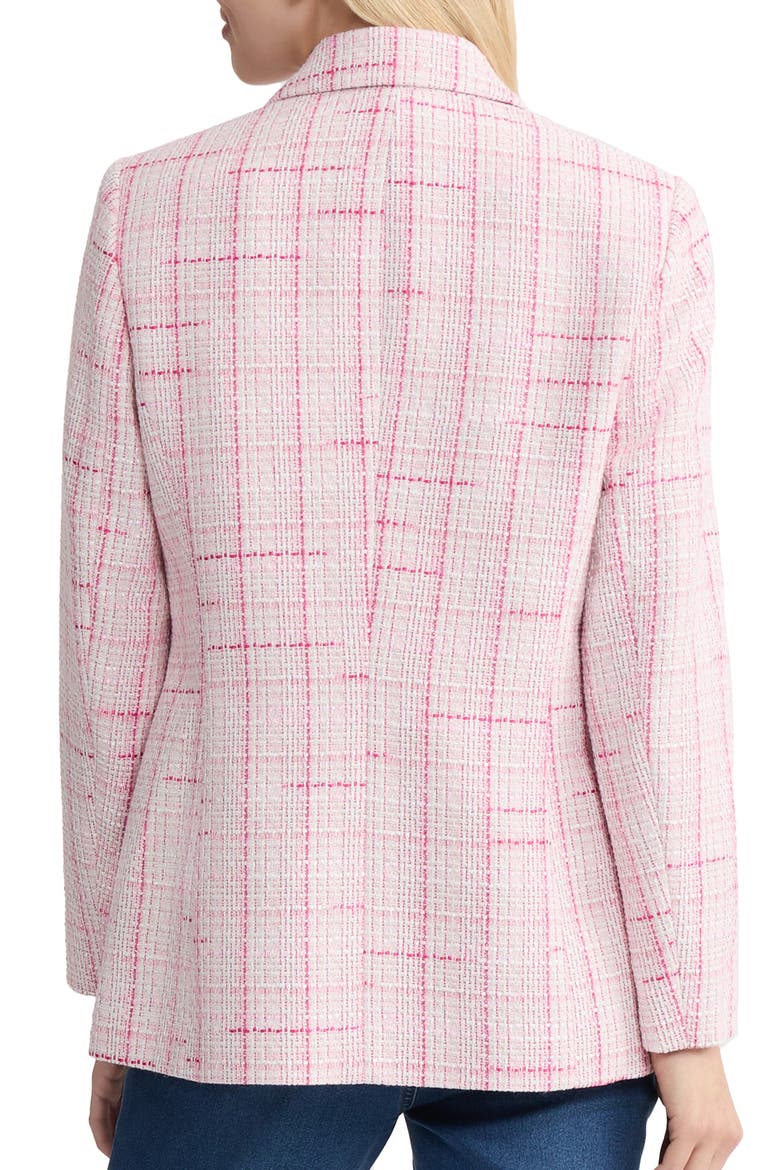 Faux Double Breasted Tweed Jacket, Alternate, color, PETAL PINK MULTI
