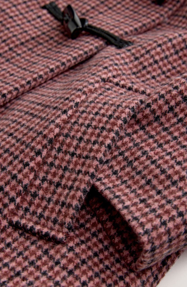 NEXT Kids' Hooded Houndstooth Coat, Alternate, color, Check