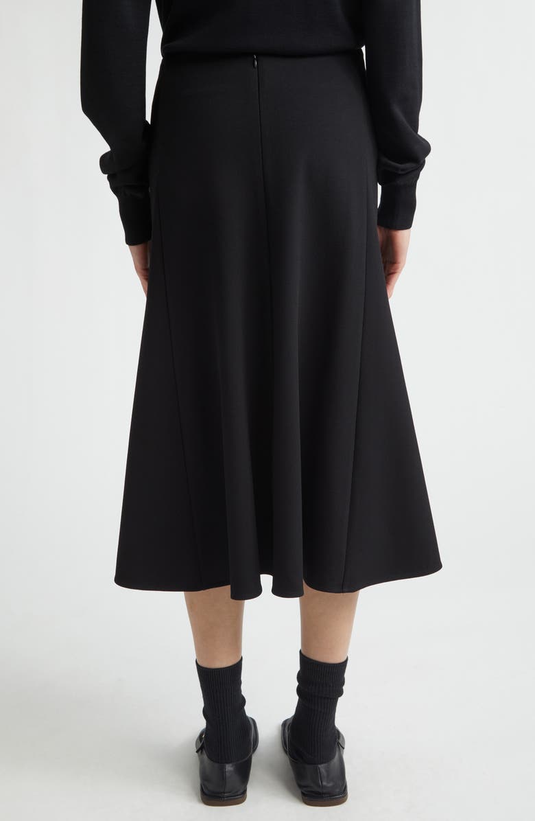 Jil Sander High Low Midi Skirt, Alternate, color, 
