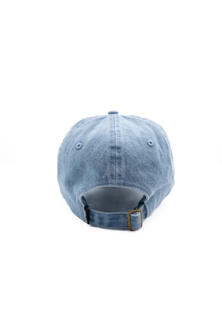 Terry Heart Baseball Hat - Adult, Alternate, color, Denim