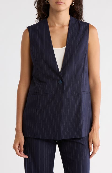 Pinstripe Vest