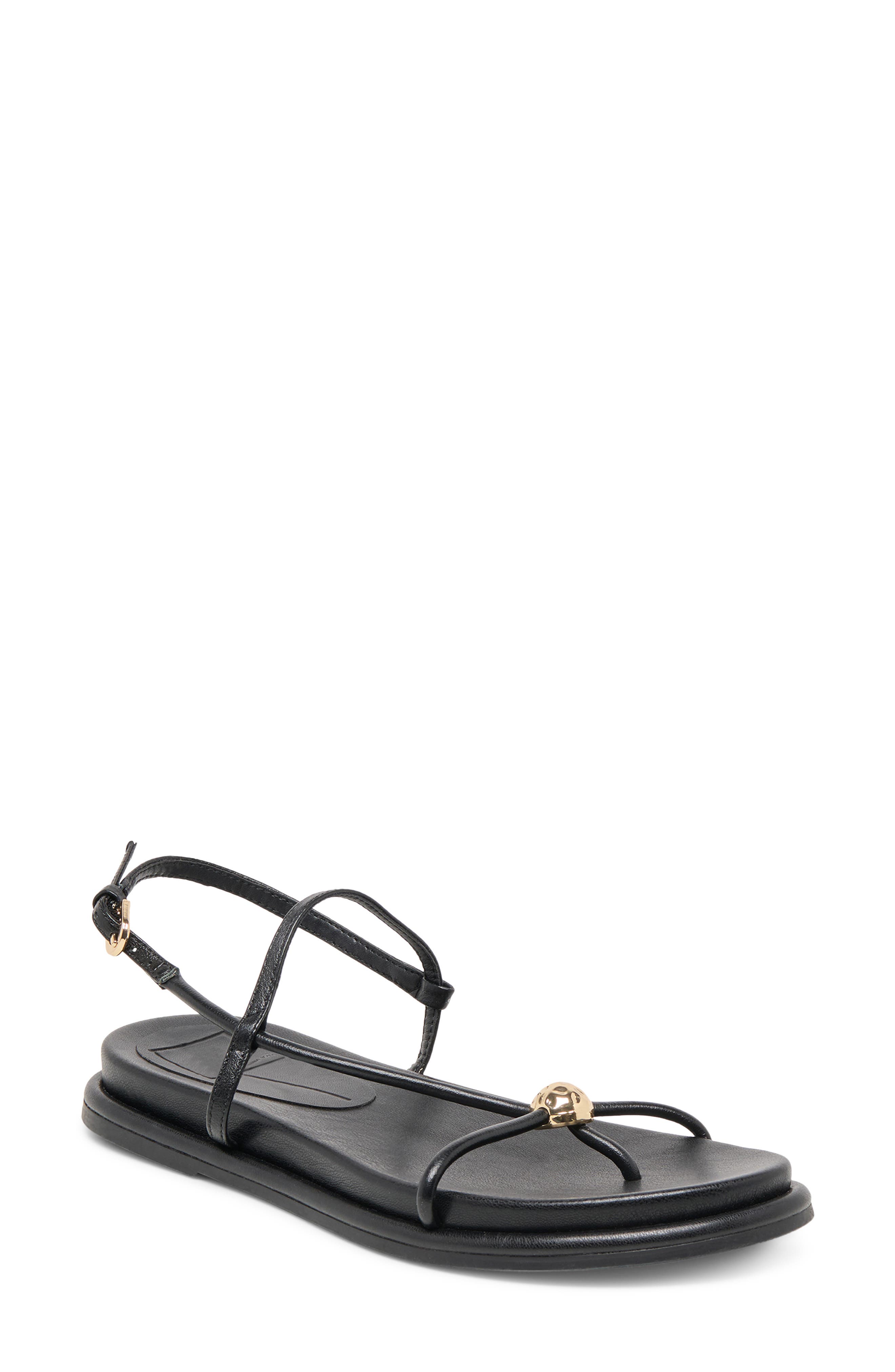 Dolce Vita Deane Strappy Sandal, Main, color, Black Leather