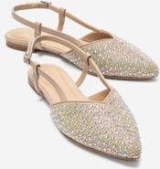 Prologue Shoes Rexton Embellished Slingback Pump