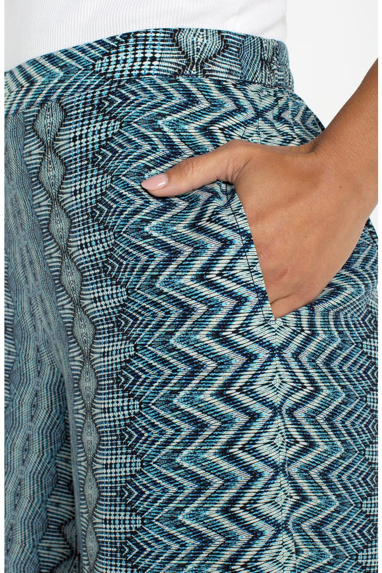 Pull-On Ankle Wide Leg Pants, Alternate, color, NOMAD IKAT PRNT