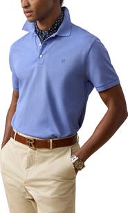 Ralph Lauren Purple Label Embroidered Logo Cotton Piqué Polo