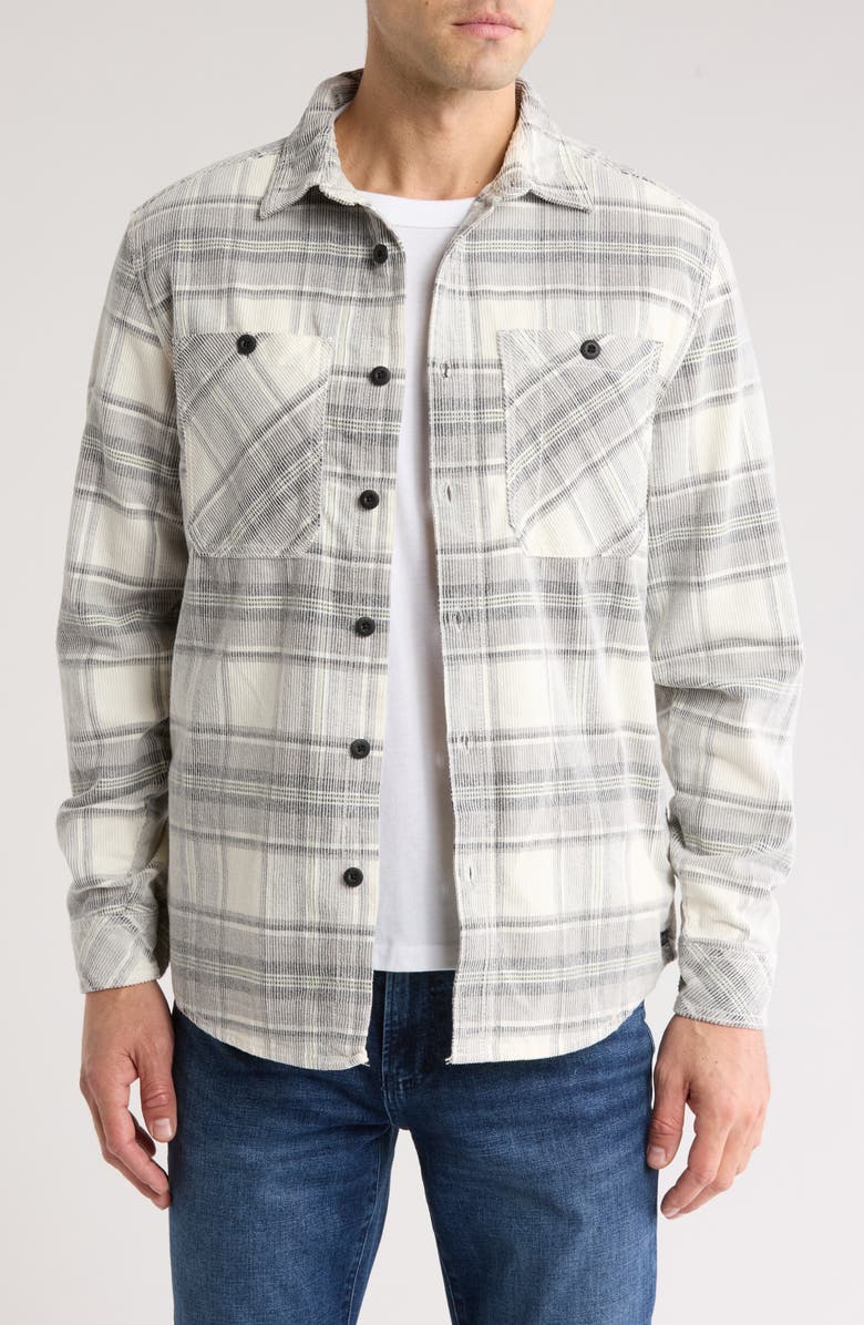 Buffalo Jeans Ston Plaid Cordruoy Shirt Jacket, Alternate, color, 