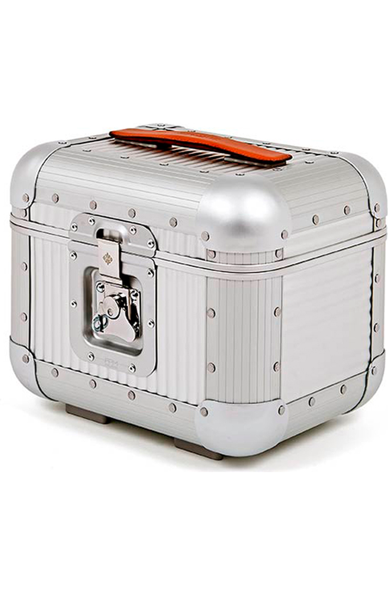 FPM - Fabbrica Pelletterie Milano - US Bank Vanity Case, Alternate, color, Moonlight Silver