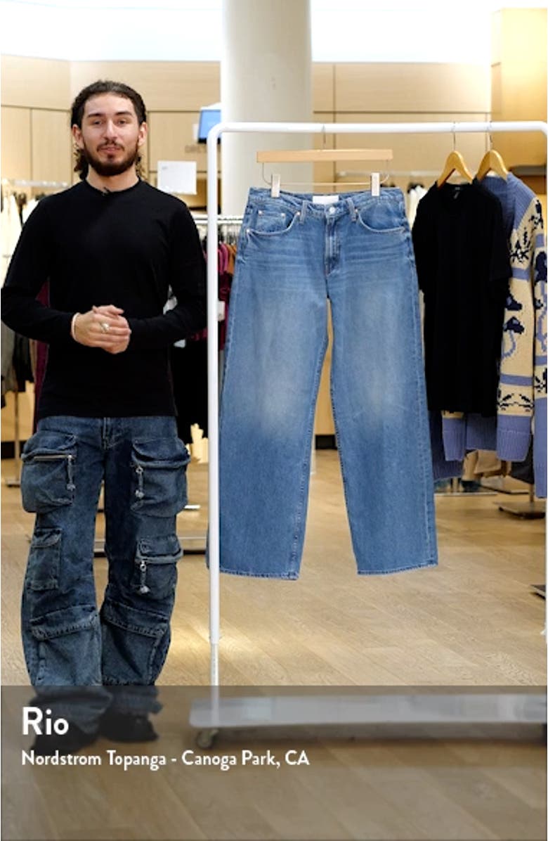 The Down Low Spinner Sneak Nonstretch Baggy Jeans, sales video thumbnail