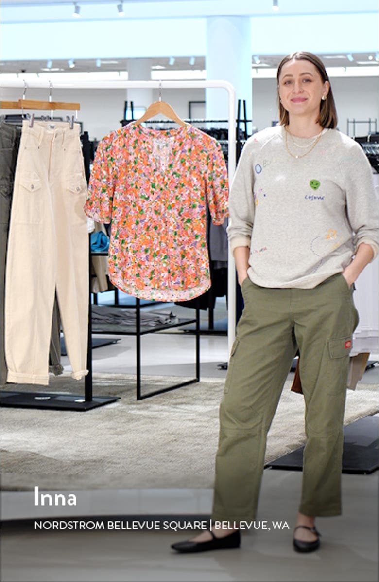 Roxanne Short Sleeve Button-Up Shirt, sales video thumbnail