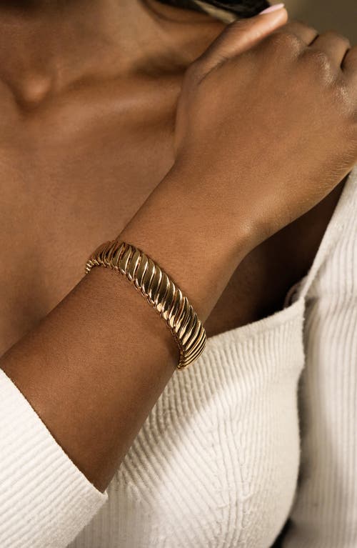 STERLING FOREVER STERLING FOREVER BETHANY RIPPLE WATCHBAND BRACELET