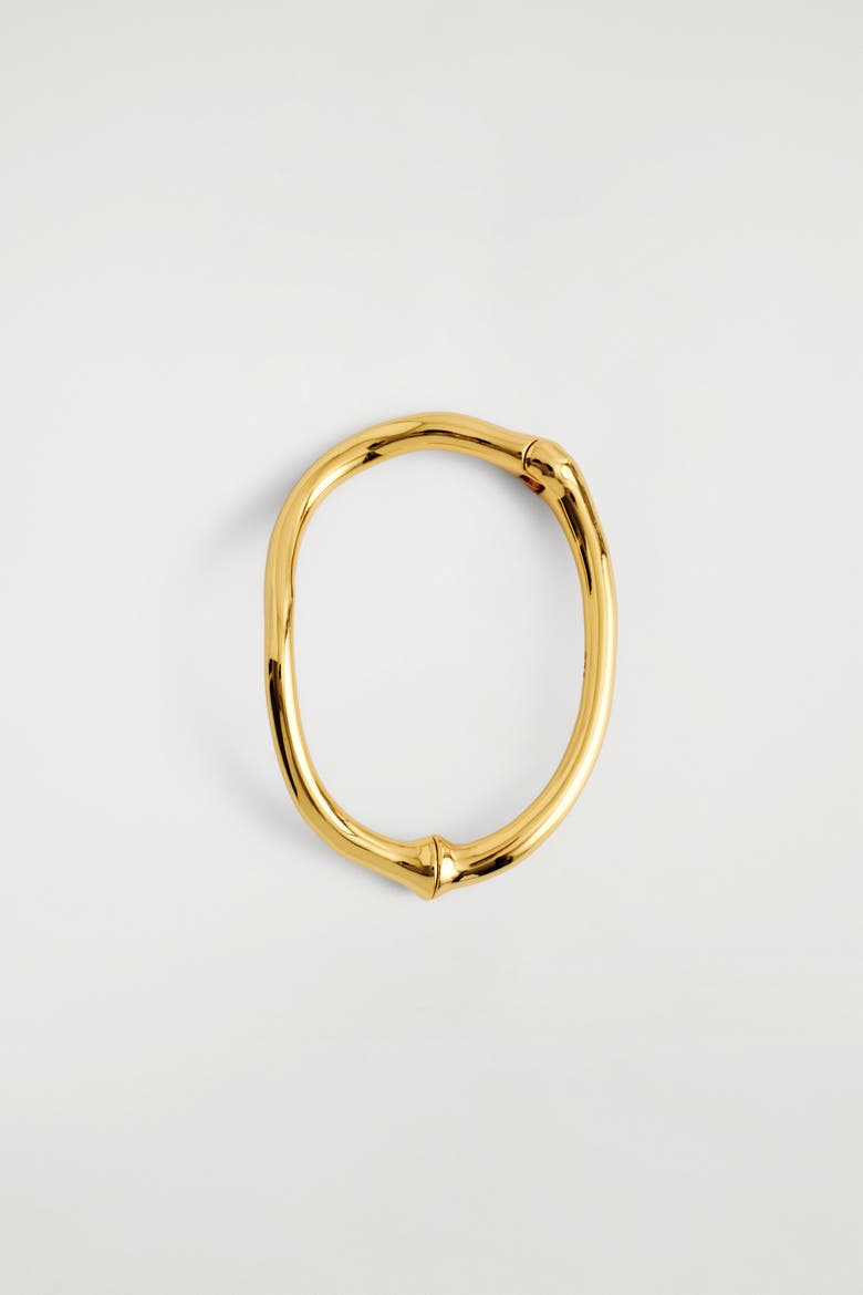 Sculpted Bangle, Alternate, color, GOLD