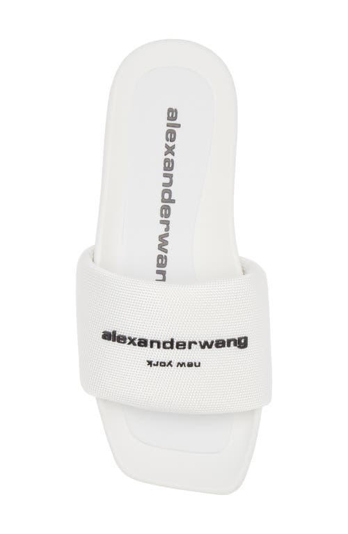 Alexander Wang Pool Slide In White