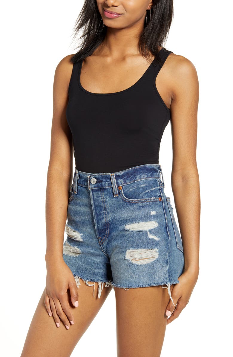 BP. Scoop Neck Crop Tank, Main, color,