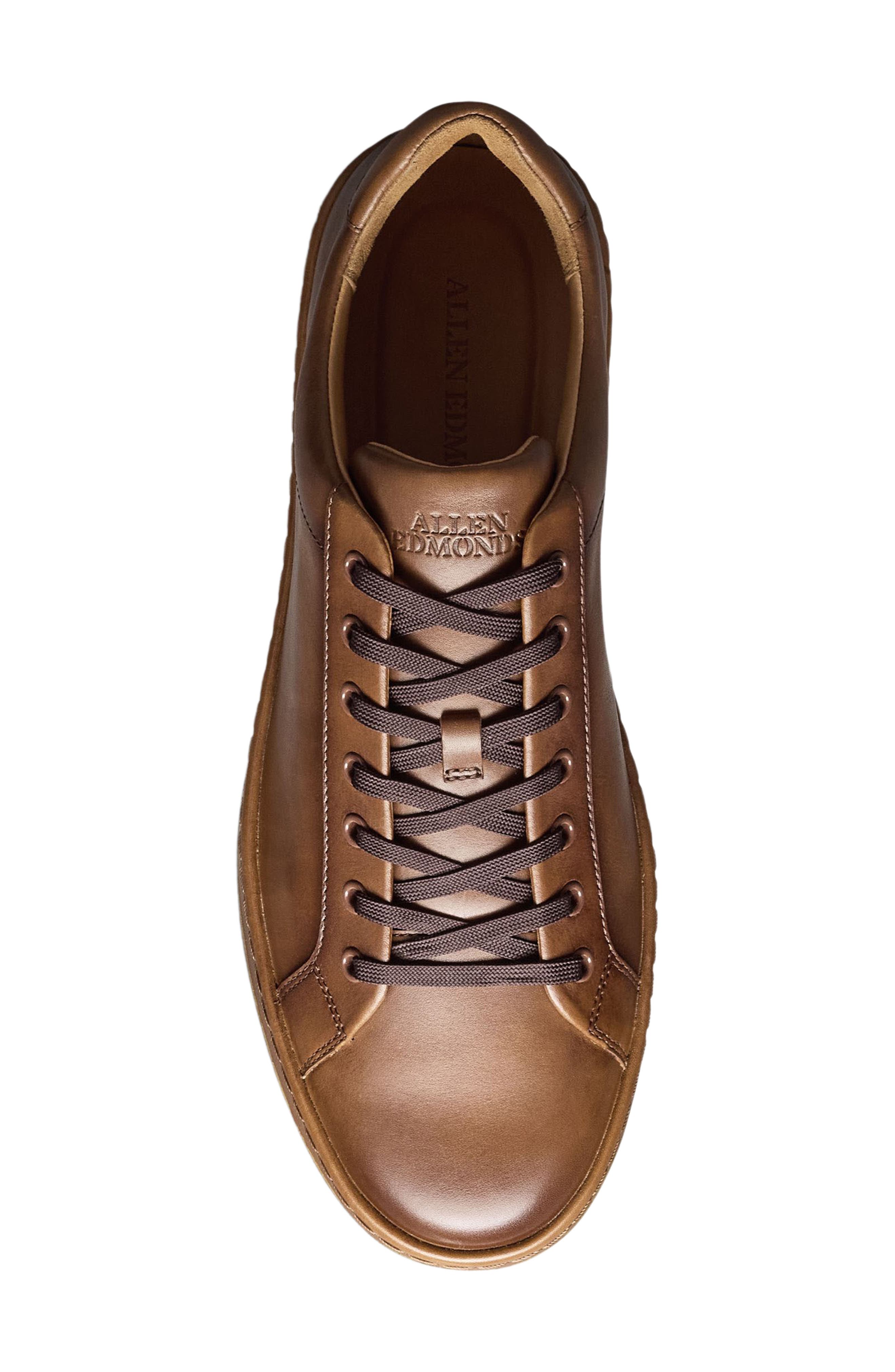 Barnes Low Top Sneaker, Alternate, color, MAHOGANY