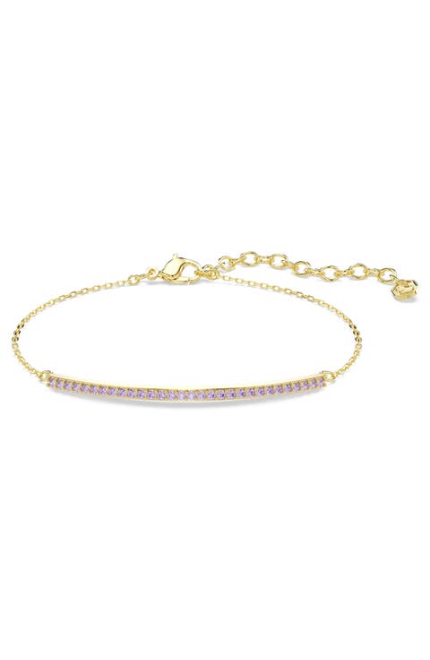 Only Pavé Crystal Bar Bracelet