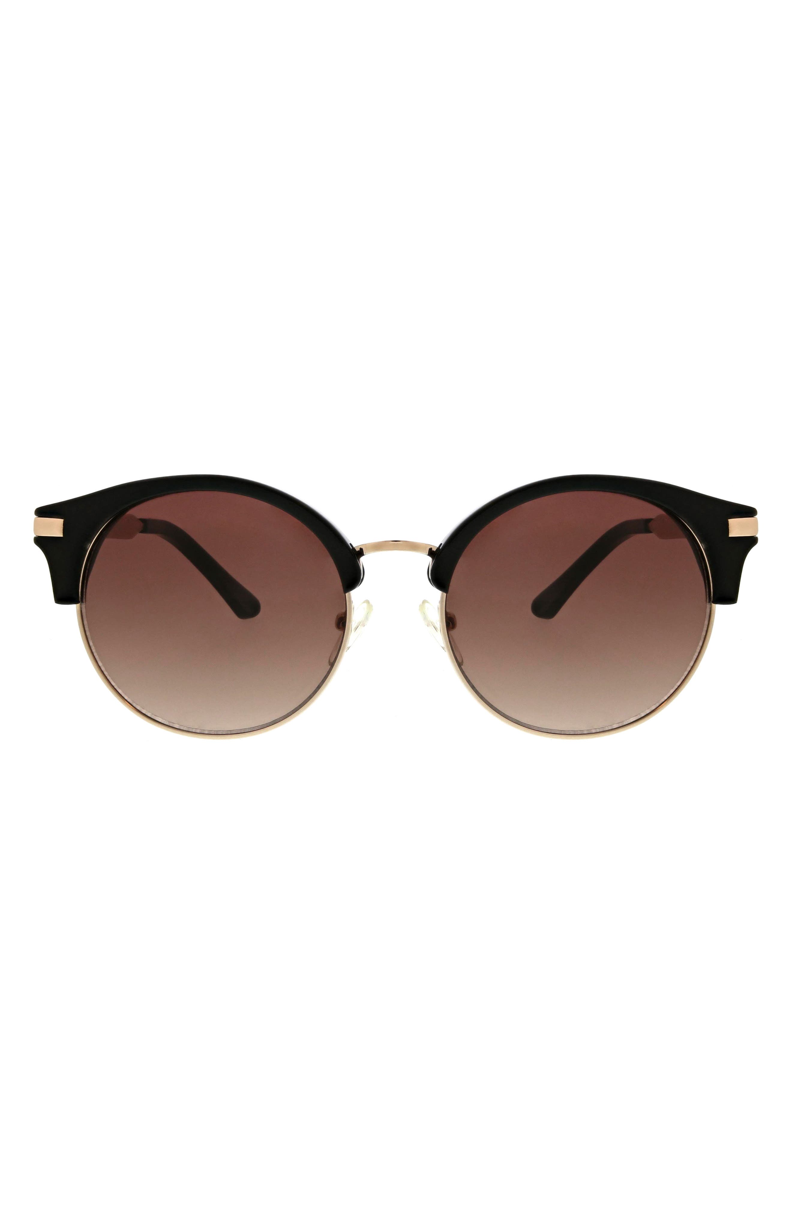 Oscar de la Renta 53mm Round Modern Sunglasses
