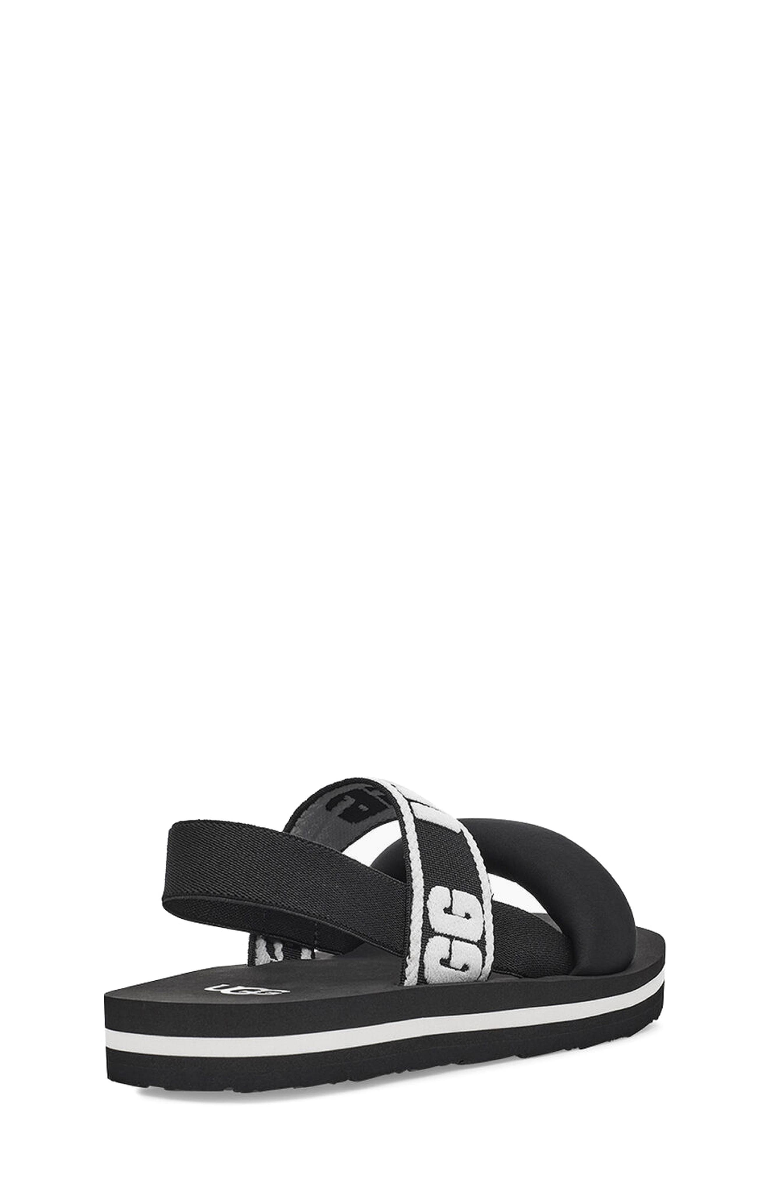 UGG<sup>®</sup> Zuma Logo Slingback Sandal, Alternate, color, 