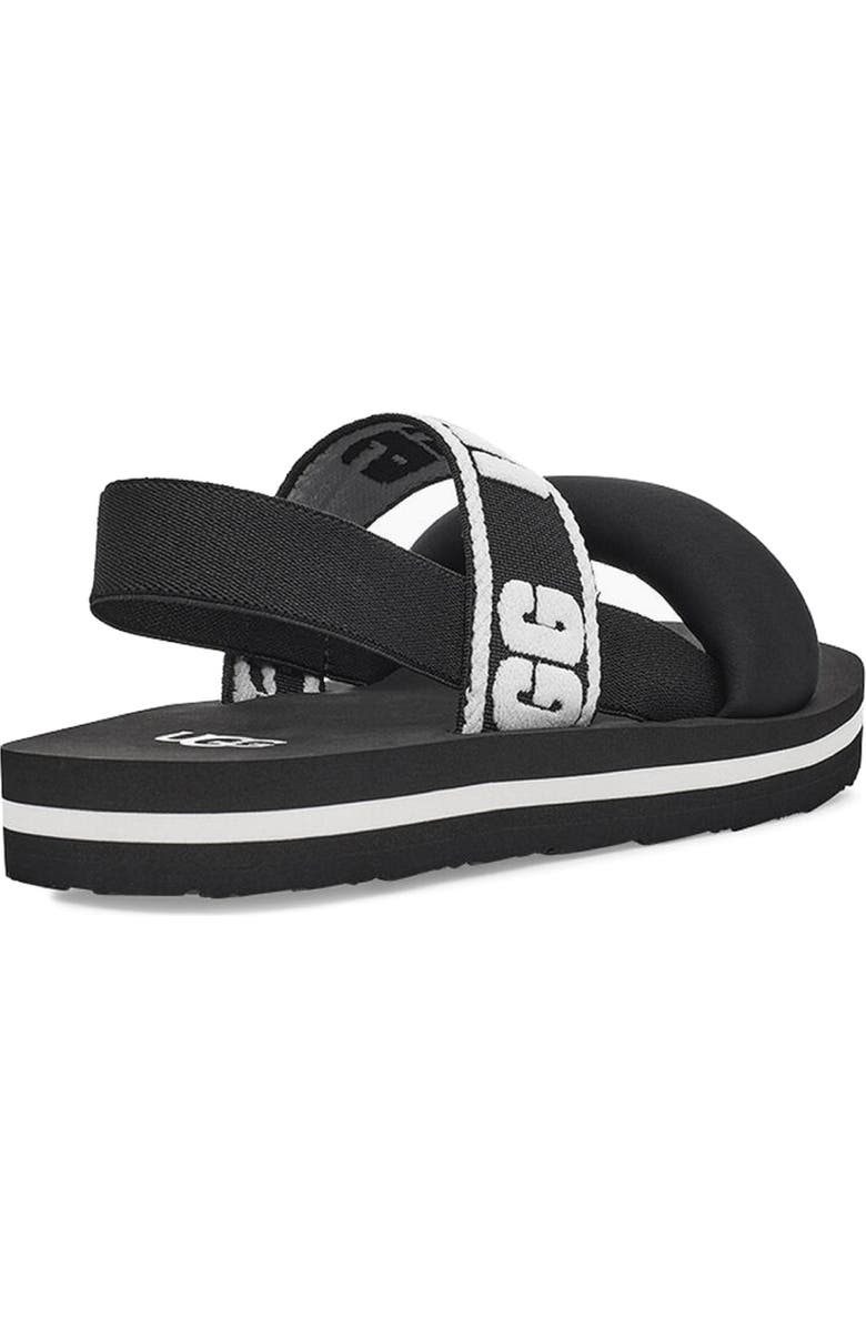UGG<sup>®</sup> Zuma Logo Slingback Sandal, Alternate, color,