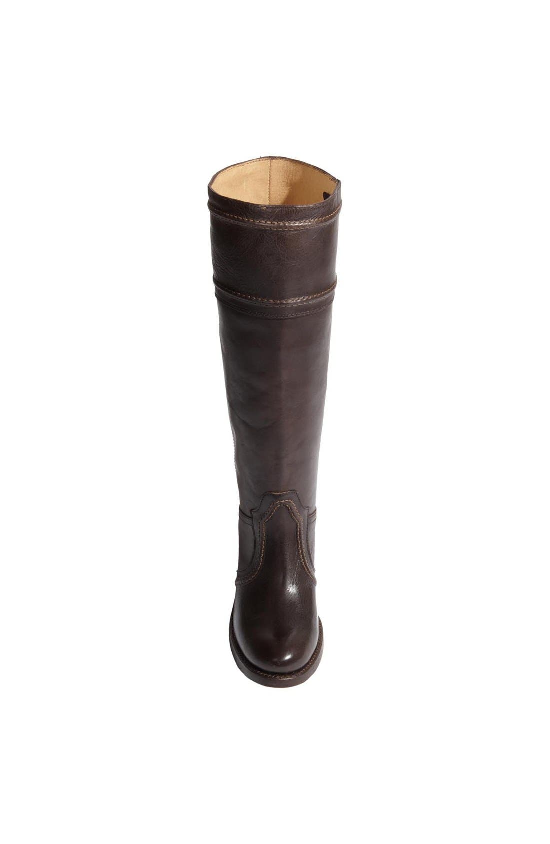 'Jane 14' Tall Pull-On Boot, Alternate, color, DARK BROWN
