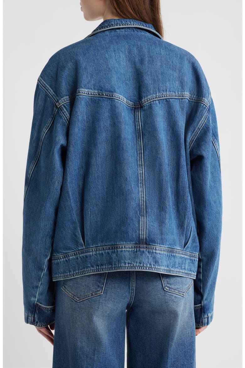 Sophia Denim Jacket, Alternate, color, EASTON