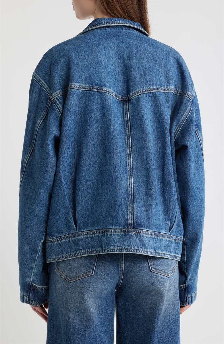 rag & bone Sophia Denim Jacket, Alternate, color, Easton
