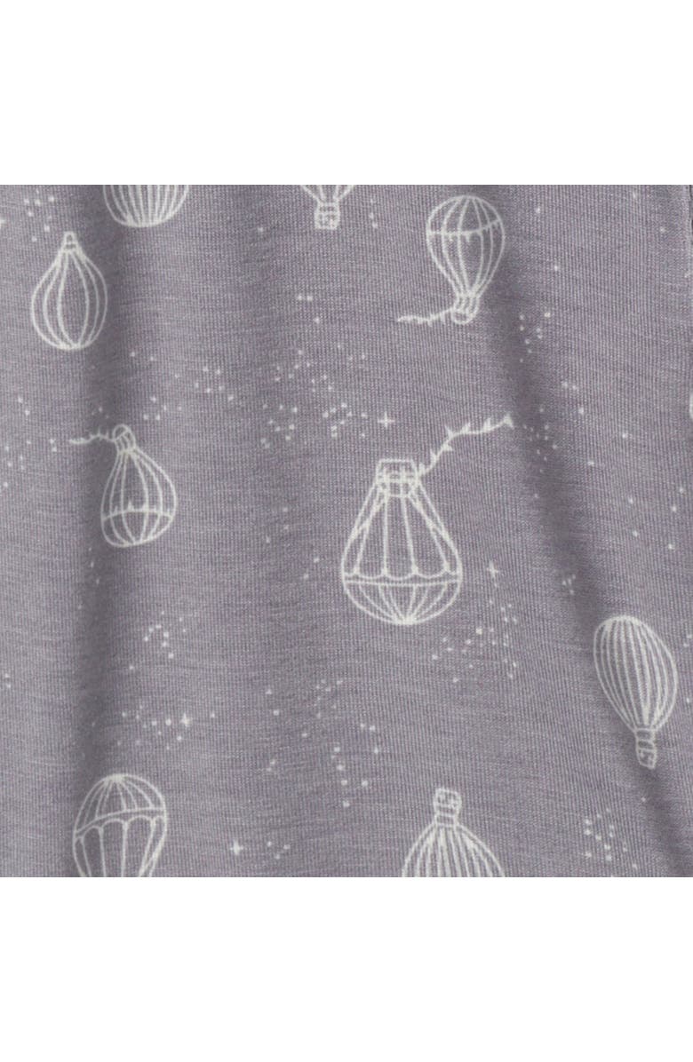 Modern Moments<sup>™</sup> by Gerber 2-Pack Baby Neutral Silver Hot Air Ballon Footless Coveralls, Alternate, color, Hot Air Balloon