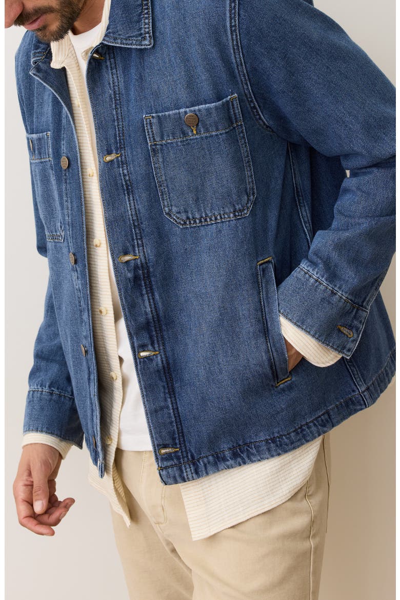 Patrick Denim Shirt Jacket, Alternate, color, DARK WASH