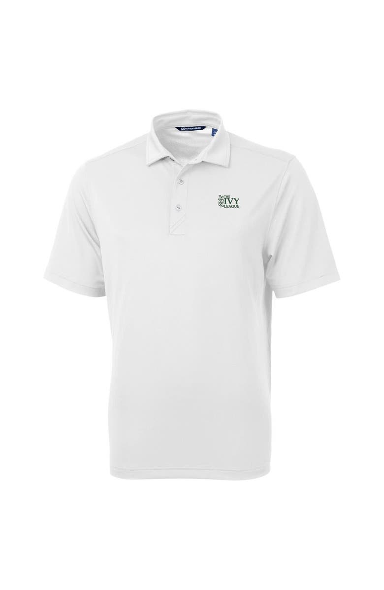 Cutter & Buck Men's Cutter & Buck White Ivy League Virtue Eco Pique Recycled Polo, Alternate, color,