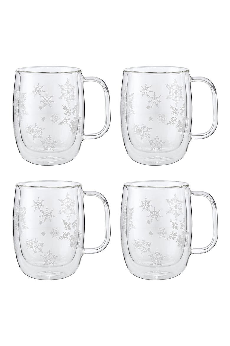 COFFEE GLASS MUG 12 OZ 355ML H, Main, color, STAINLESS STEEL