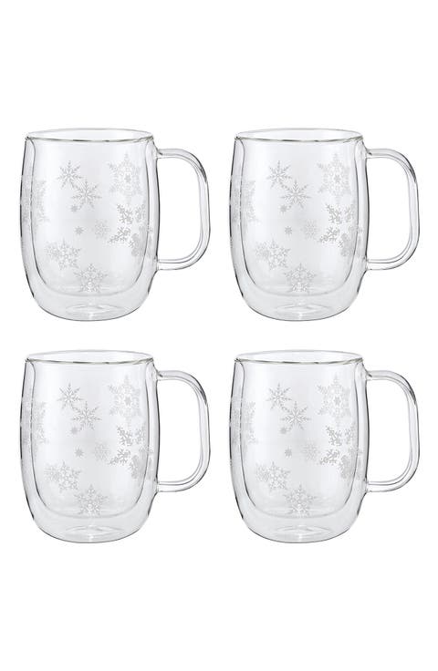 COFFEE GLASS MUG 12 OZ 355ML H