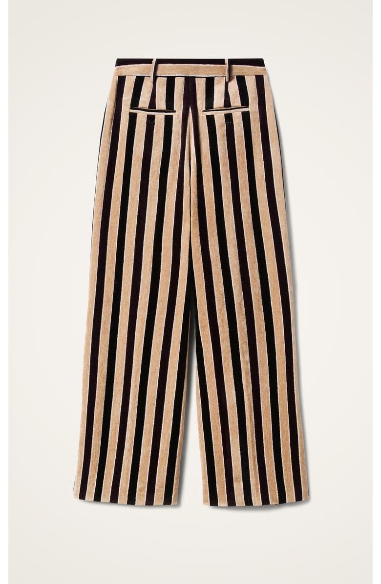 La DoubleJ Loose Pants, Alternate, color, Stripes Light Beige