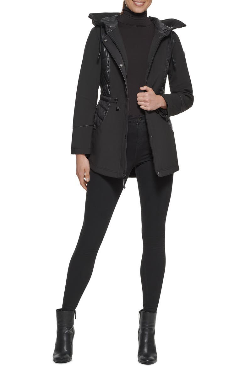 GUESS Water-Resistant Hooded Jacket, Alternate, color,