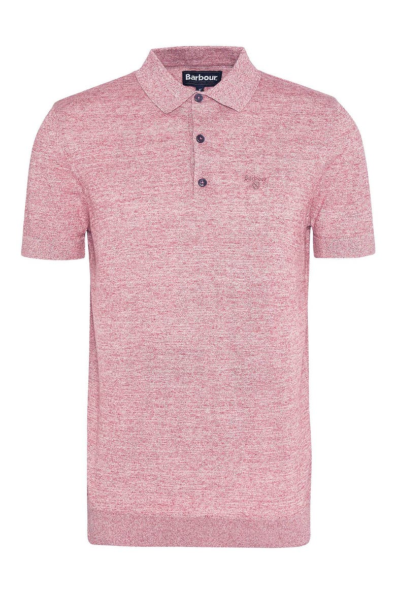 Buston Cotton & Linen Polo, Alternate, color, RED SPICE