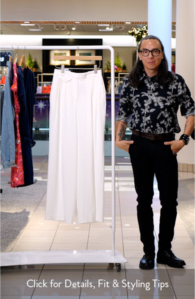 Bryony High Waist Wide Leg Pants, sales video thumbnail