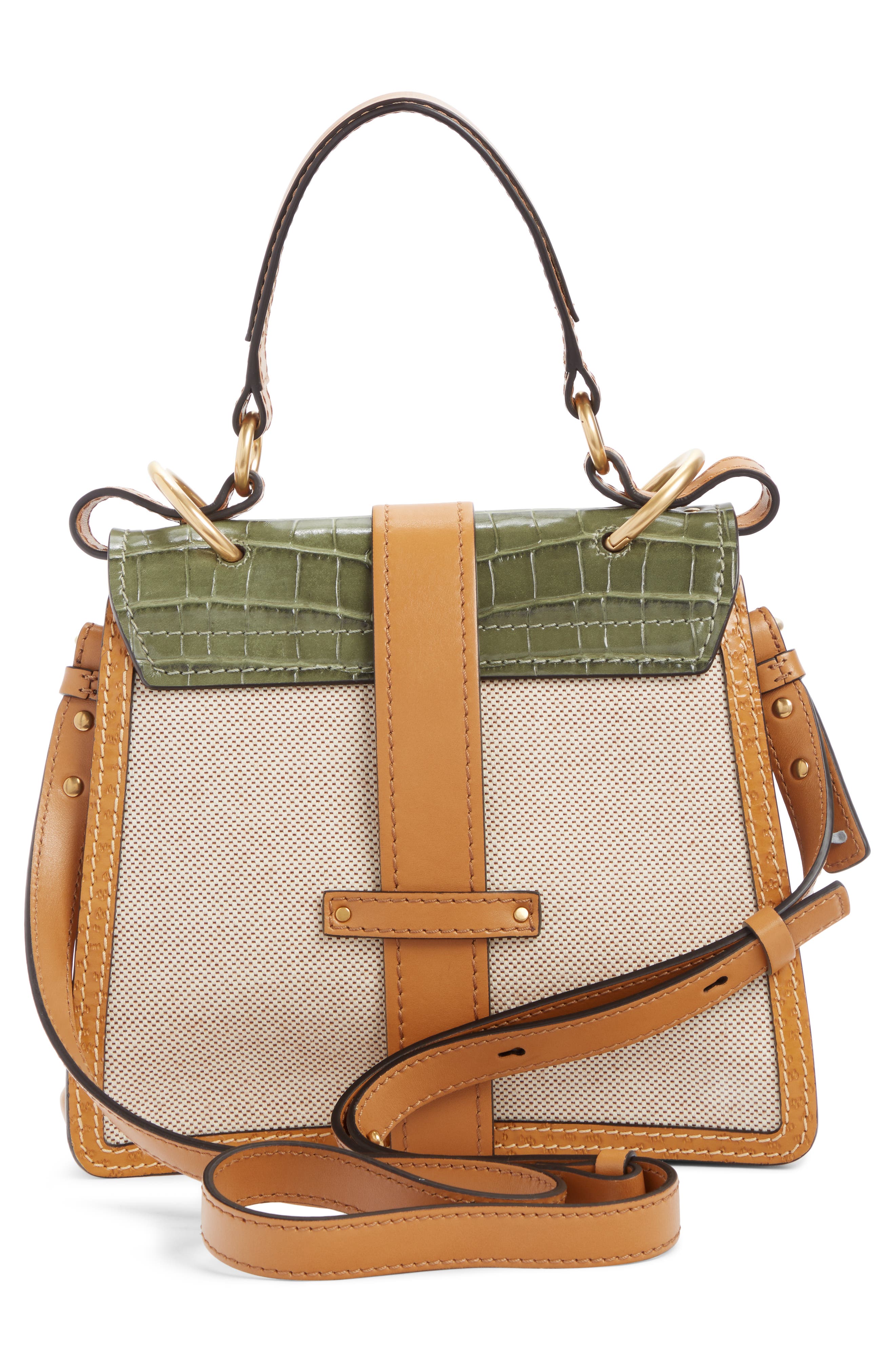 Chloé Aby Small Day Canvas Shoulder Bag, Alternate, color, 