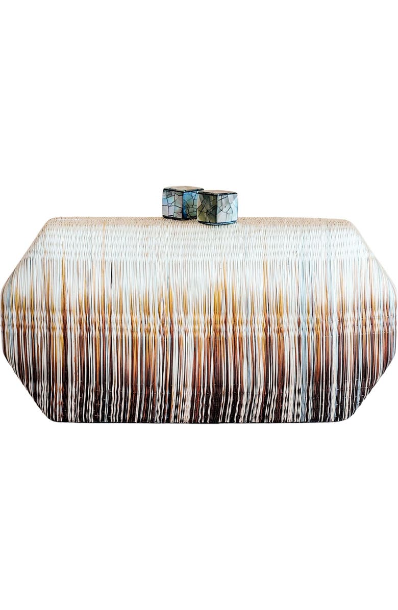 LIKHA Ombré Octagon Clutch, Main, color, Twilight Neutral
