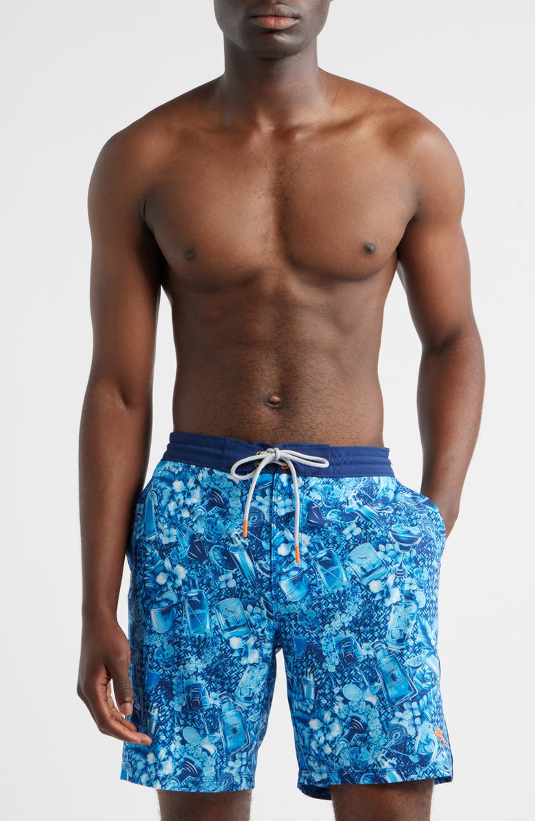 Tommy Bahama Baja Island Mixer 8-Inch Board Shorts, Main, color, Cobalt Haze