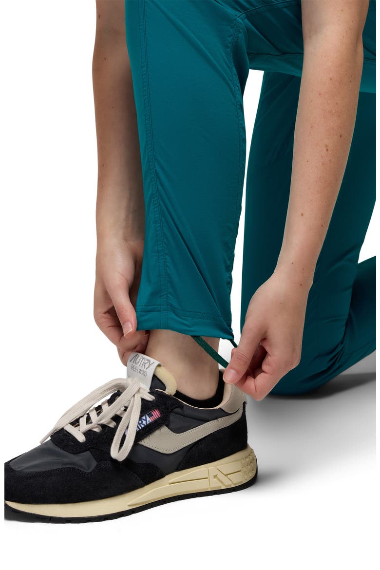 Koen Mid Rise Performance Pants, Alternate, color, BLUE CORAL