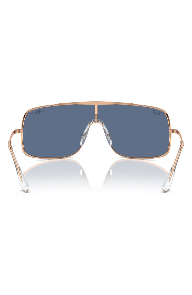 Ray-Ban Wings III 36mm Square Wrap Shield Sunglasses, Alternate, color, 
