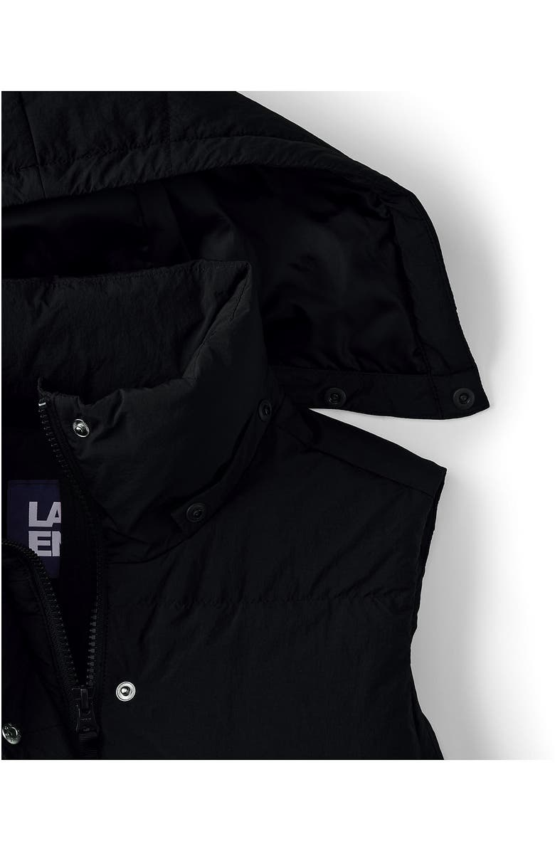 Lands' End Wide Channel 600 Down Puffer Long Vest, Alternate, color, 