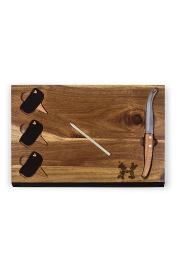 Toscana A Picnic Time Brand Toscana Disney 6-piece Cheese Board Set In Brown