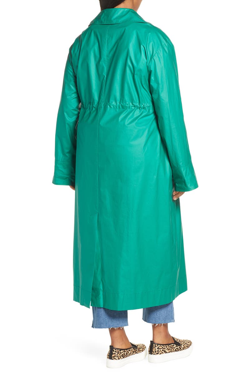 Halogen<sup>®</sup> Elongated Cotton Overcoat, Alternate, color,