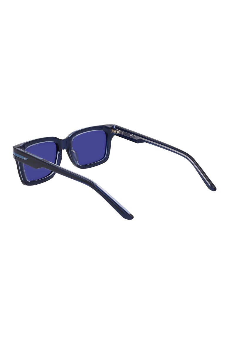 Crescent I 54mm Rectangular Sunglasses, Alternate, color, NAVY / BLUE