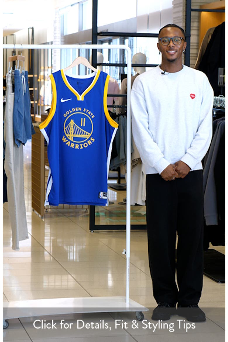 Unisex Nike Klay Thompson Royal Golden State Warriors Swingman Jersey - Icon Edition video