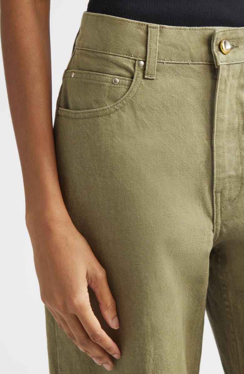 OSSOU Rider Low Rise Barrel Leg Jeans, Alternate, color, Reed Wash