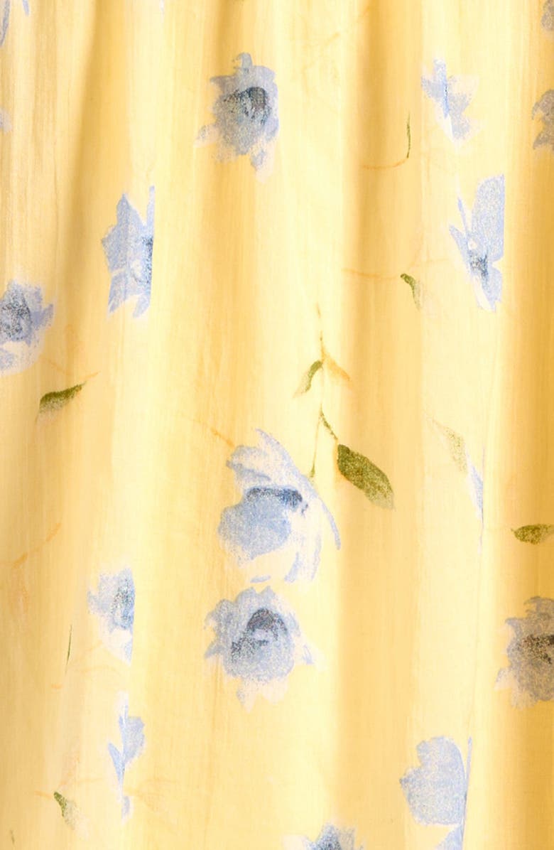 abercrombie kids Kids' Cotton Puff Sleeve Cotton Voile Sundress, Alternate, color, Anise Flower