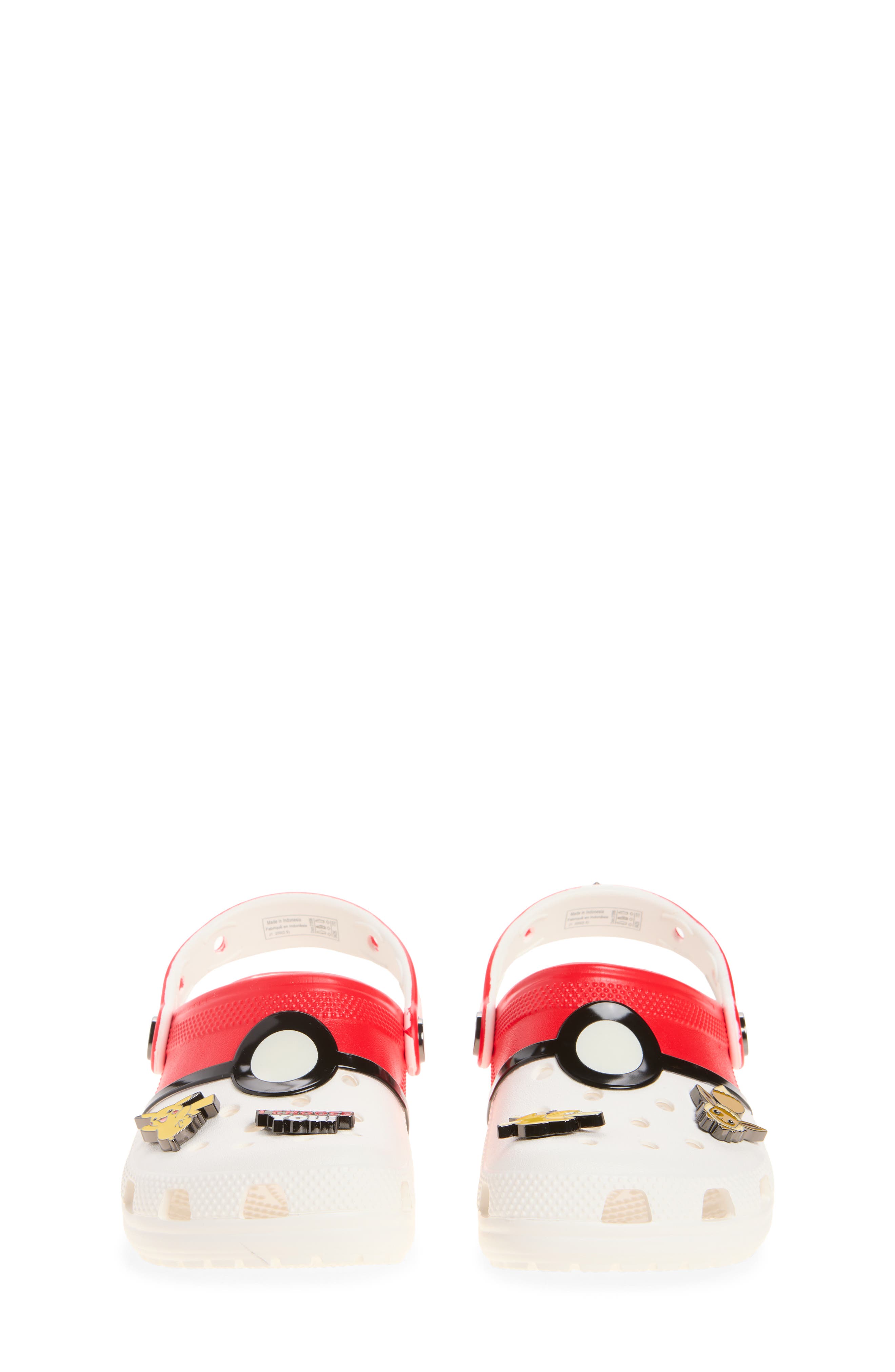 Kids' Pokémon Poké Ball Classic Clog, Alternate, color, RED MULTI